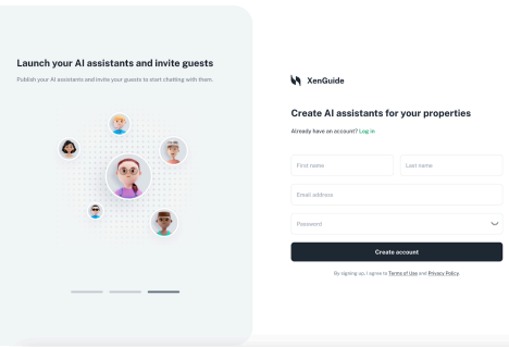 Go to https://app.xenguide.com/auth/amplify/register/ and create a new account.