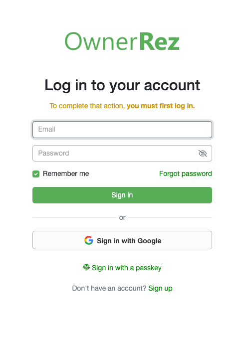 Connect your OwnerRez account to Homesberg via OAuth. Homesberg will automatically pull in all of your Airbnb-connected listings &mdash; there's no need to add properties manually.