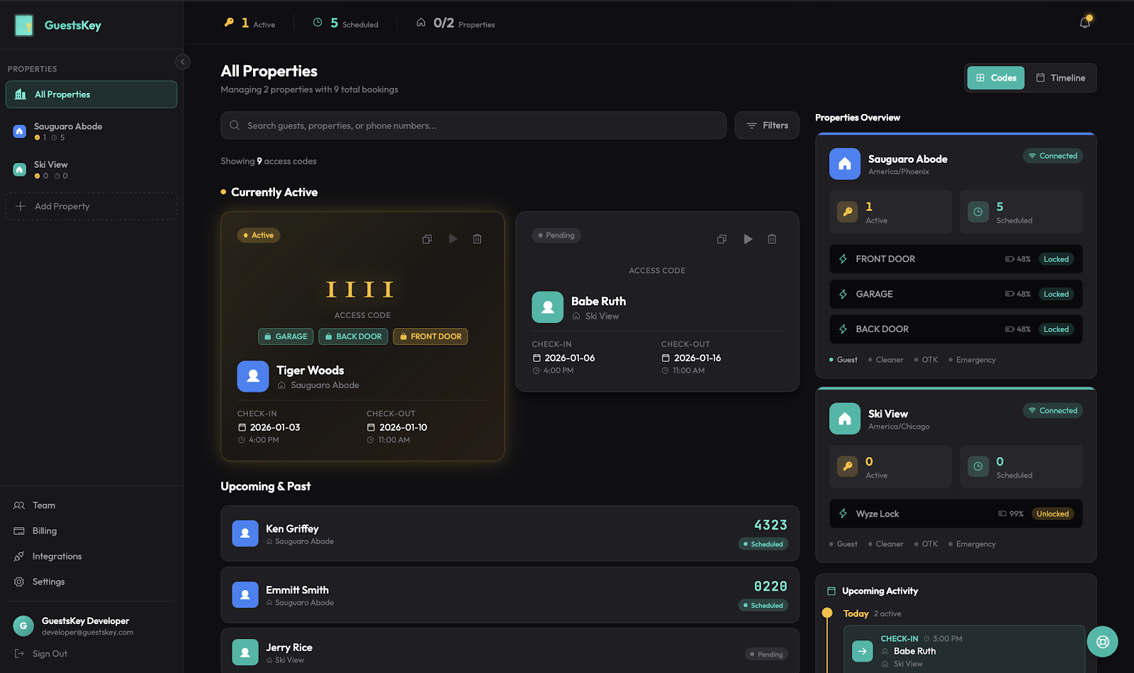 Setup Complete!&nbsp;GuestsKey automation setup is complete! Your access codes will now be automatically managed based on your OwnerRez bookings.