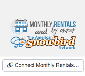 In OwnerRez, go to Settings > Channel Management > Channel Integrations > Connect a Channel, then select Connect Monthly Rentals by Owner & American Snowbird.