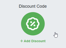 Navigate to Settings > Pricing > Discounts > + Create Discount > Discount Code.