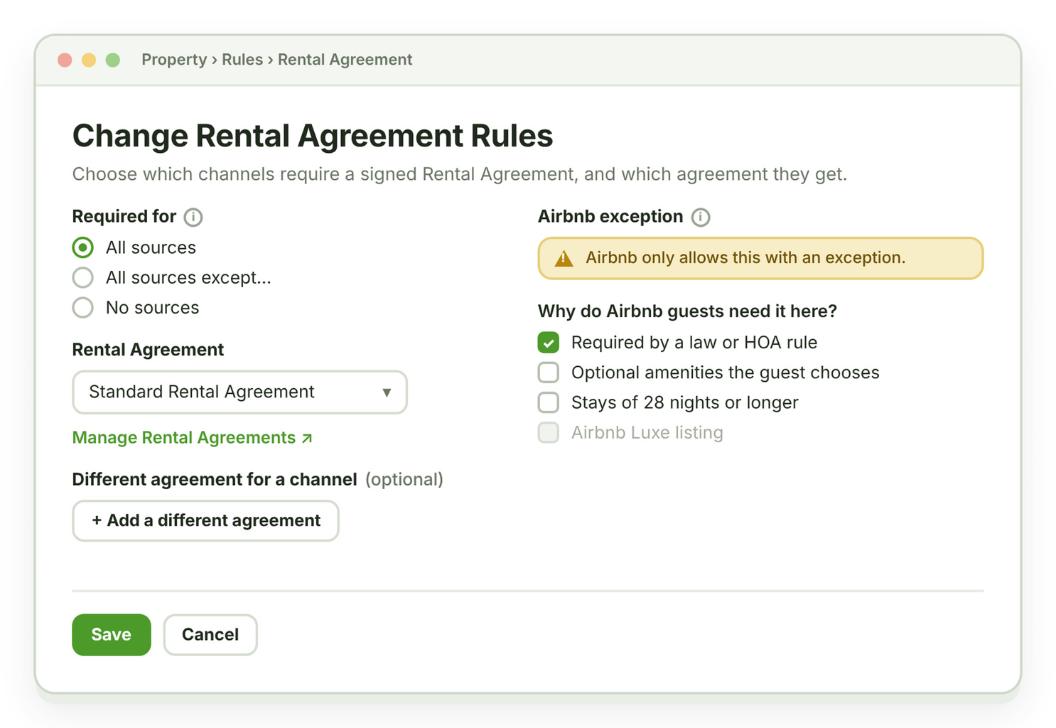 Rental Agreement Rules