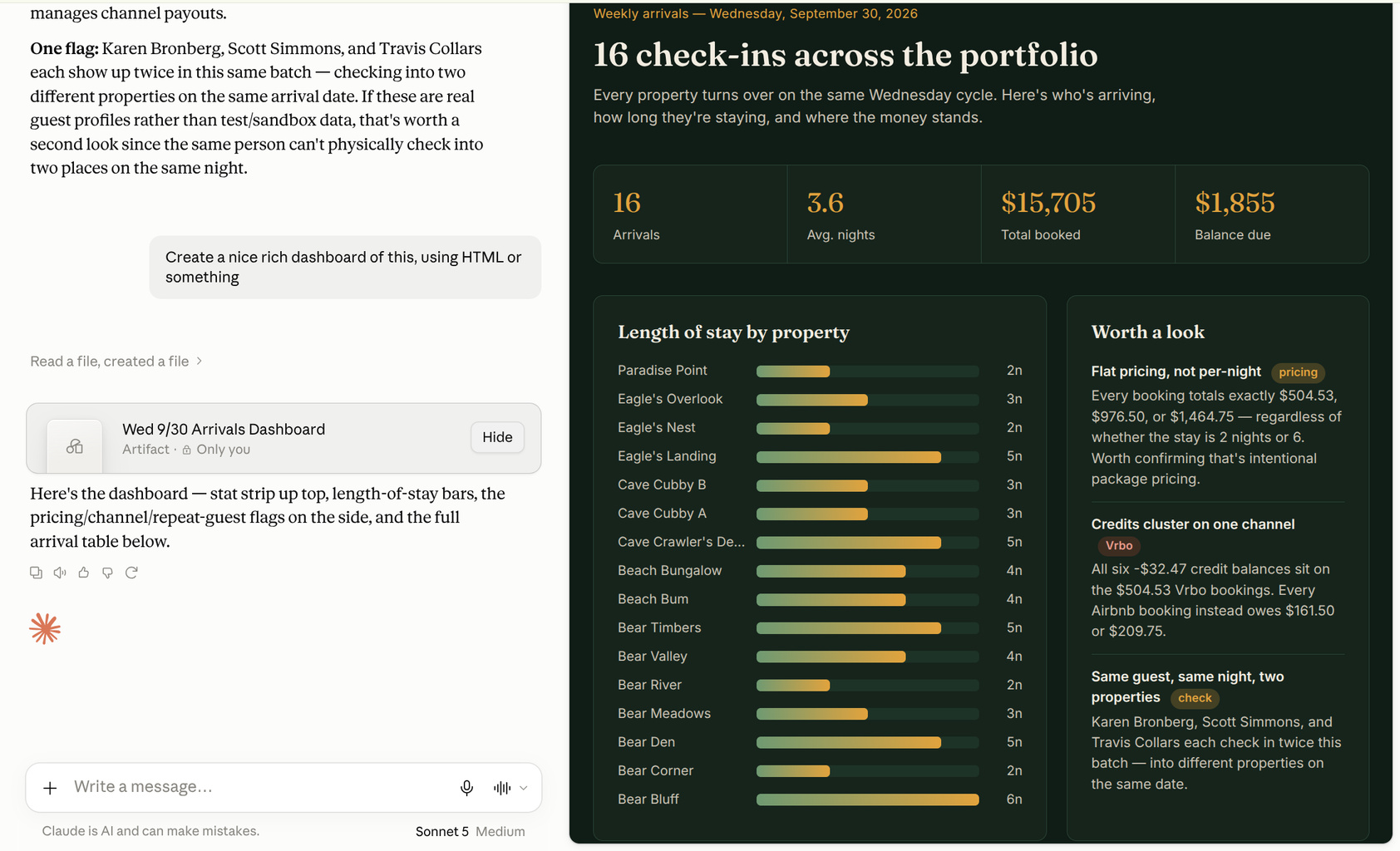  Now that you can see the visuals and realize the potential, you can lean into this and ask your AI Assistant to create even richer visual dashboards. Your AI Assistant can add a new dashboard that shows the same type of information, but now with a full graphical interface.