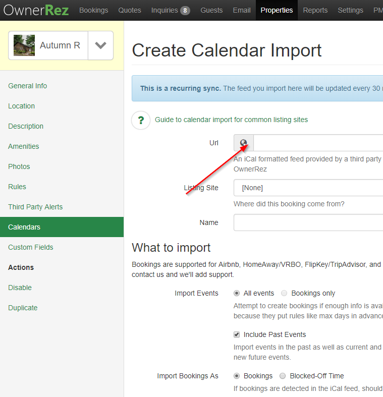 Calendar Import/Export Overview Calendar Import/Export Channel